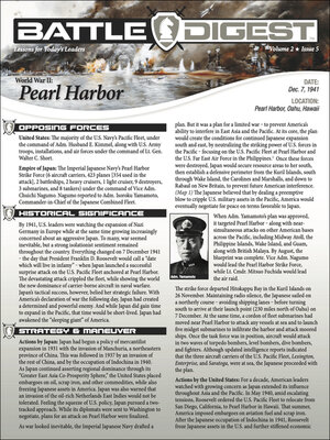 cover image of Battle Digest: Pearl Harbor